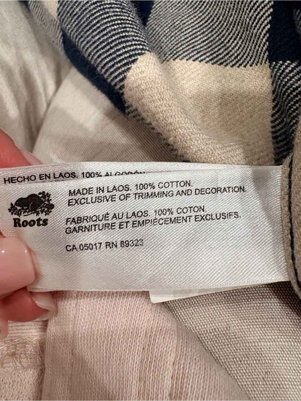 Roots 100% Cotton Buffalo Plaid Flannel Shirt Jacket XL - Picture 11 of 13